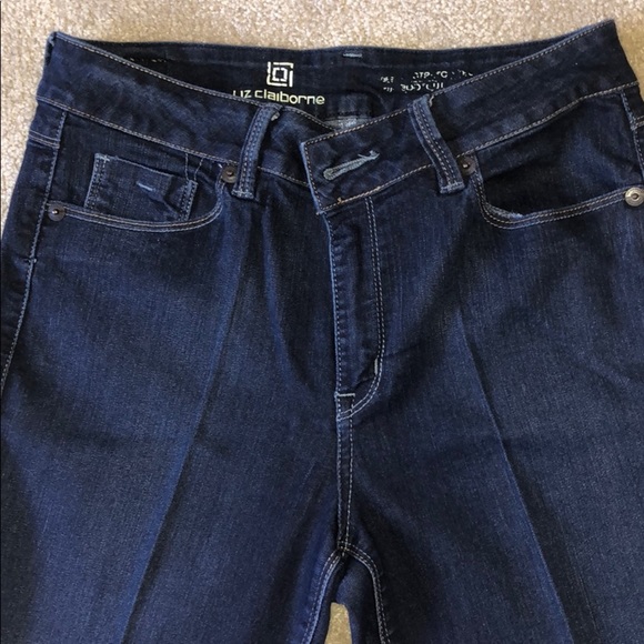 Liz Claiborne Denim - Liz Claiborne dark wash jean